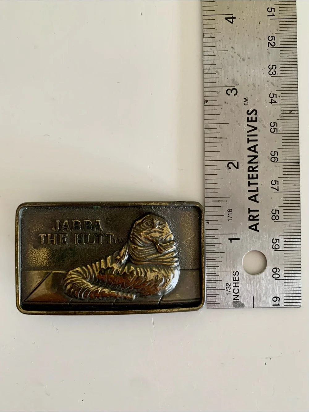 Lee Bronze Jabba the Hutt Belt Buckle